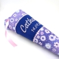 Preview: Schultüte 70 cm Blumen blau