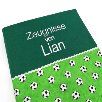 Zeugnismappe Fußball