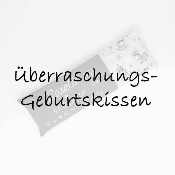 Überraschungs-Geburtskissen